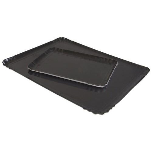 Vienkartiniai padėklai CATERING, juodos sp., 42 x 28 cm, 25 vnt.