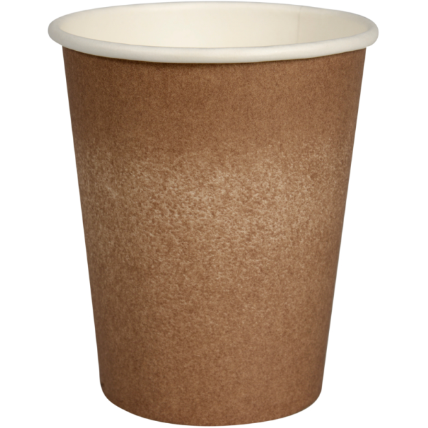 Vienkartinis puodelis SWAN, popierius/CPLA, 280/240 ml, D 80 x H 90 mm, 50 vnt