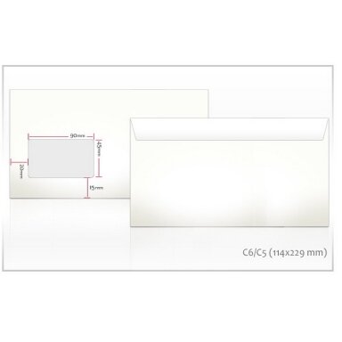 Vokai C65 su langeliu 45 x 90 mm, 114 x 229 mm, su nuplesiama juostele, 1000 vnt. Vokai C65 su langeliu 45 x 90 mm, 114 x 229 mm, su nuplesiama juostele, 1000 vnt.