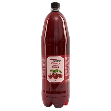 Vyšnių skonio sirupas AQUA VIVO, 2 l Vyšnių skonio sirupas AQUA VIVO, 2 l