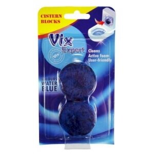WC tabletės VIX EXPERT, šalina kalkių nuosėdas, 2*50g