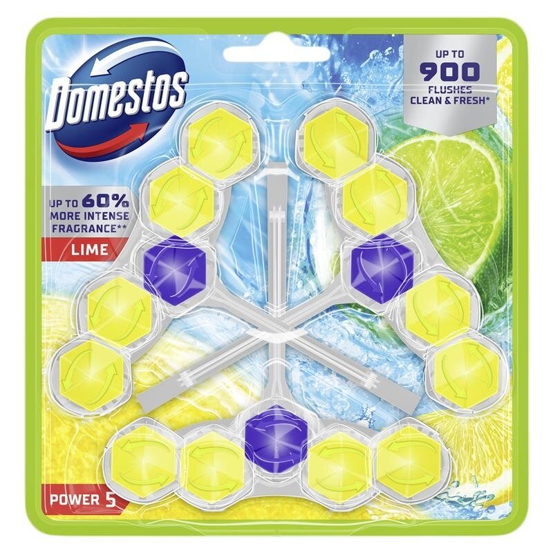 WC valiklis DOMESTOS Citrus, 3 x 50g