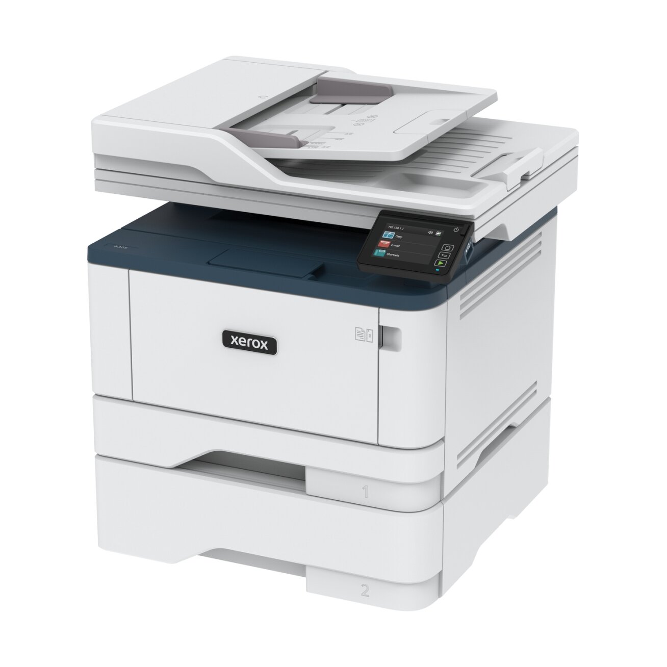 Xerox B305DNI A4 mono MFP 38ppm. Print, Copy, and Scan. Duplex, network, wifi, USB, 250 sheet paper tray 3