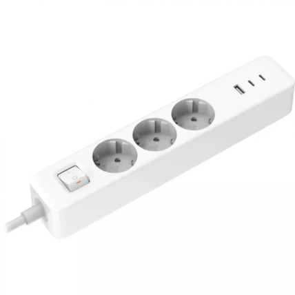 Xiaomi XMCXB01EU 20W Power Strip (2C1A) ilgintuvas 1.4m, EU, Balta Xiaomi XMCXB01EU 20W Power Strip (2C1A) ilgintuvas 1.4m, EU, Balta