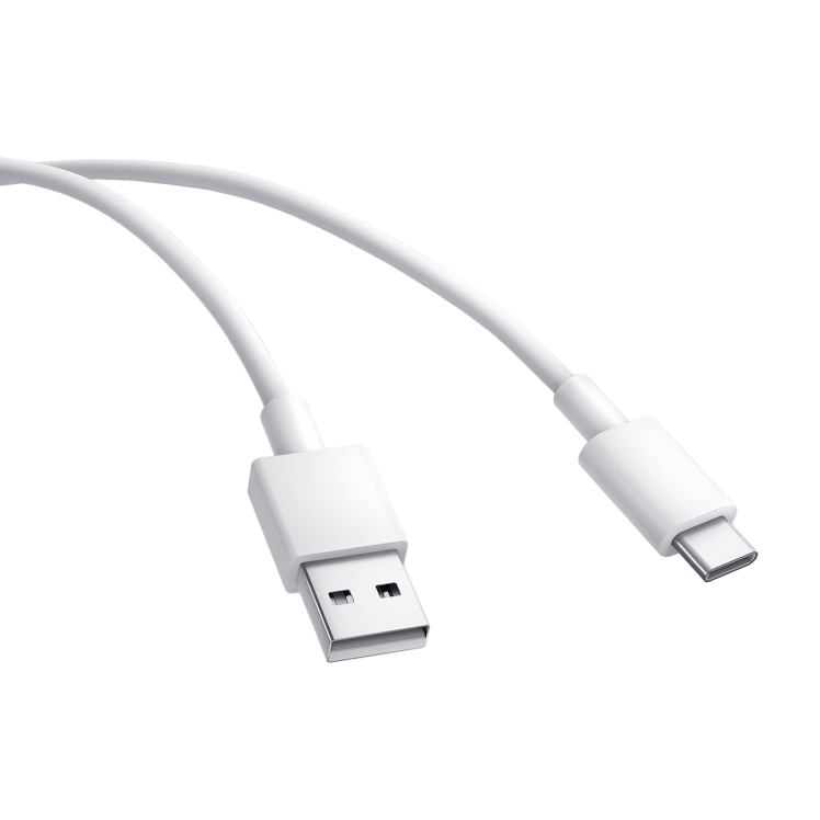 Xiaomi 3A USB-A to USB-C Cable 1m, Balta Xiaomi 3A USB-A to USB-C Cable 1m, Balta