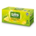 Žalioji arbata LOYD, citrinų skonio, 25 x 1,5 g