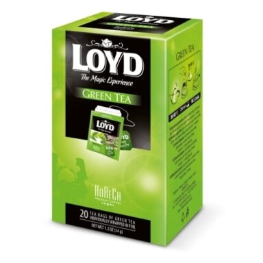 Žalioji arbata LOYD HORECA line, 20 x 1,7g Žalioji arbata LOYD HORECA line, 20 x 1,7g