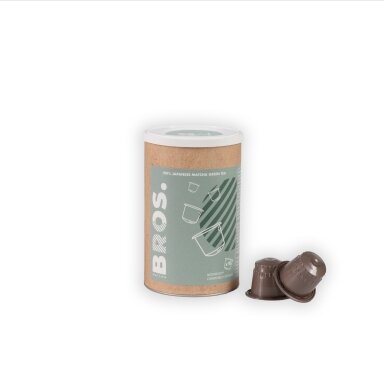 Žaliosios arbatos kapsulės MATCHA BROS, tradicinė, 10 vnt. Žaliosios arbatos kapsulės MATCHA BROS, tradicinė, 10 vnt.