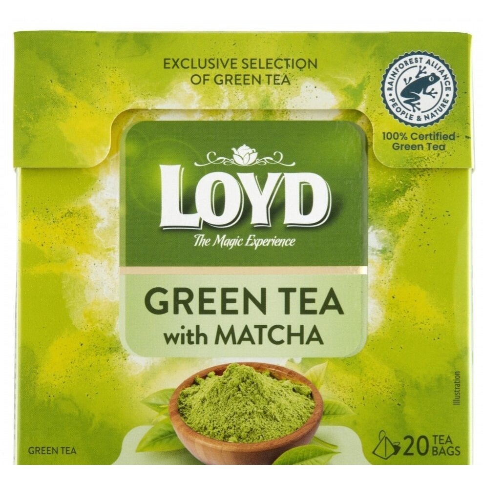 Žalioji arbata LOYD Green Matcha, 20 x 1.5g