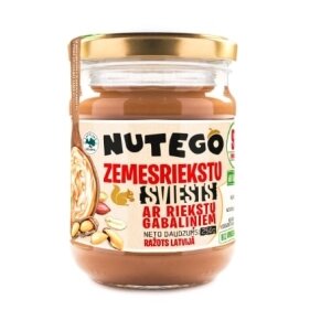 Žemės riešutų kremas NUTEGO, traškus, 250 g