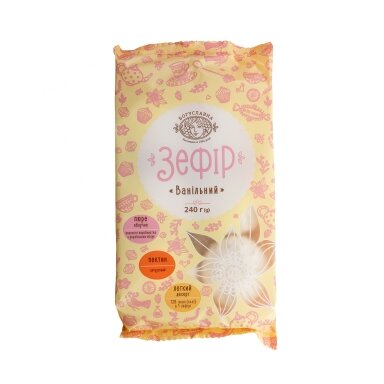 Zefyrai BOGUSLAVNA, vanilės skonio, 240g