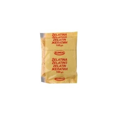 Želatina KLINGAI 100 blumų, 100 g