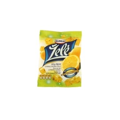 Želė KLINGAI, citrinų skonio, 80 g Želė KLINGAI, citrinų skonio, 80 g