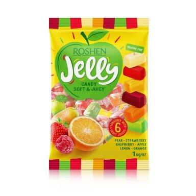 Želė saldainiai JELLY, 1 kg