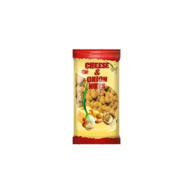 Žemės riešutai JĖGA su sūriu ir svogūnais, 200 g
