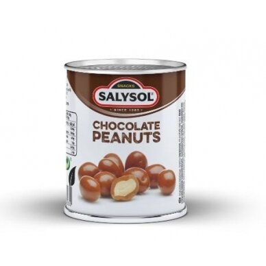 Žemės riešutai SALYSOL, šokoladinio skonio glaiste, 60 g