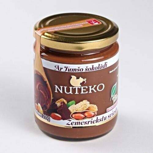 Žemės riešutų kremas NUTEGO, su šokoladu, 250 g Žemės riešutų kremas NUTEGO, su šokoladu, 250 g