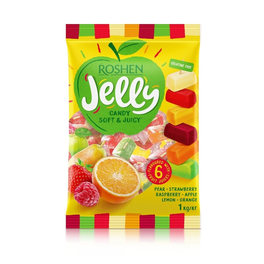 Želė saldainiai JELLY, 1 kg