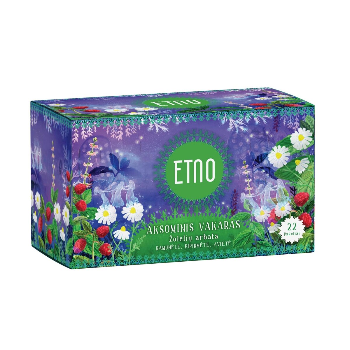 Žolelių arbata ETNO AKSOMINIS VAKARAS, 22 x 1,5 g