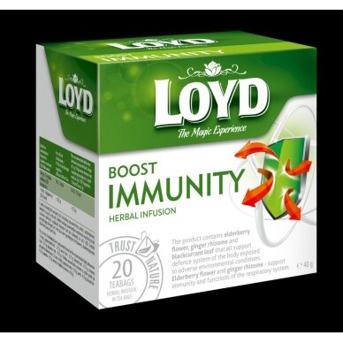 Žolelių arbata LOYD Boost Immunity, 20 x 2g