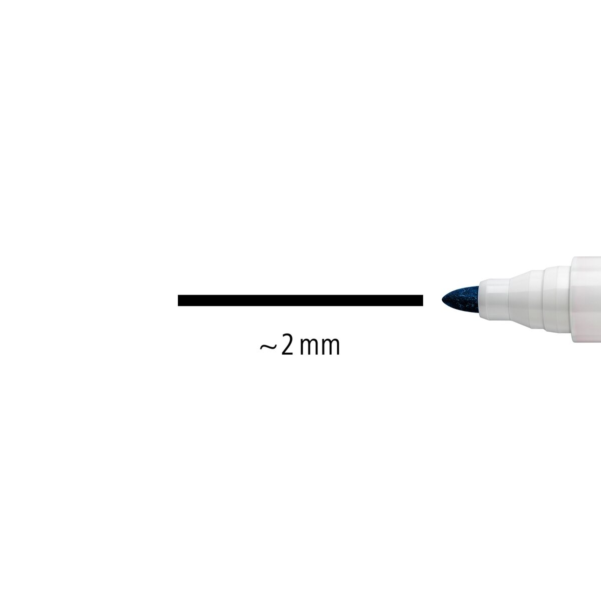 Žymeklis baltai lentai STAEDTLER LUMOCOLOR 351, 2 mm, MĖLYNA 4 Žymeklis baltai lentai STAEDTLER LUMOCOLOR 351, 2 mm, MĖLYNA 4