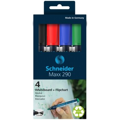 Žymeklis baltai lentai ir bloknotams SCHNEIDER MAXX 290 Žymeklis baltai lentai ir bloknotams SCHNEIDER MAXX 290