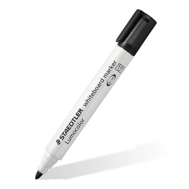 Žymeklis baltai lentai STAEDTLER LUMOCOLOR 351, 2 mm, JUODA Žymeklis baltai lentai STAEDTLER LUMOCOLOR 351, 2 mm, JUODA