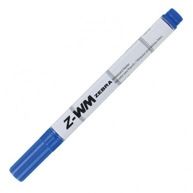 Žymeklis baltai lentai ZEBRA Z-WM, 1-3 mm, mėlynas