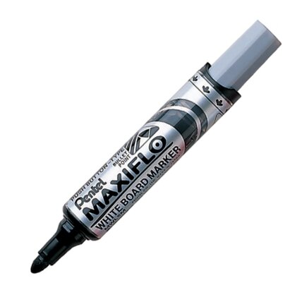 Žymeklis baltai lentai PENTEL MAXIFLO, 6,0mm. juoda Žymeklis baltai lentai PENTEL MAXIFLO, 6,0mm. juoda
