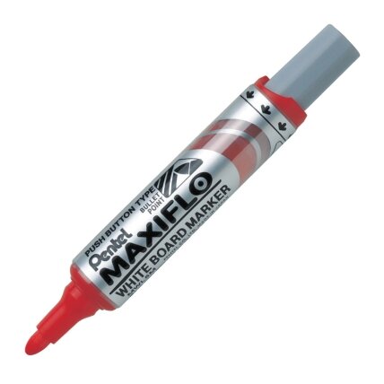 Žymeklis baltai lentai PENTEL MAXIFLO, raudona Žymeklis baltai lentai PENTEL MAXIFLO, raudona