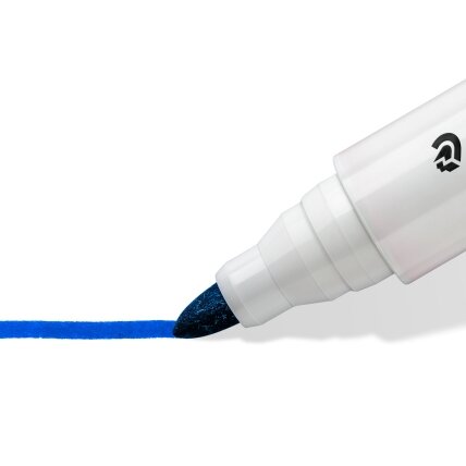 Žymeklis baltai lentai STAEDTLER LUMOCOLOR 351, 2 mm, MĖLYNA 3 Žymeklis baltai lentai STAEDTLER LUMOCOLOR 351, 2 mm, MĖLYNA 3