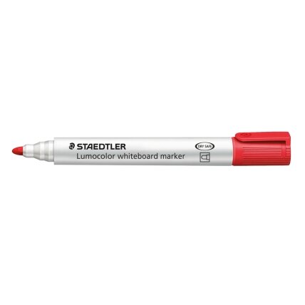 Žymeklis baltai lentai STAEDTLER LUMOCOLOR 351, 2 mm, RAUDONA 1 Žymeklis baltai lentai STAEDTLER LUMOCOLOR 351, 2 mm, RAUDONA 1