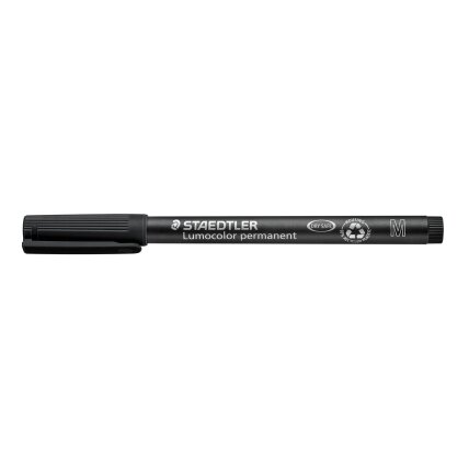 Žymeklis STAEDTLER OHP LUMOCOLOR 317/318, 1,0 mm, JUODA 1