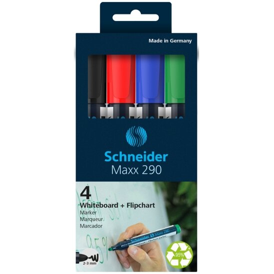 Žymeklis baltai lentai ir bloknotams SCHNEIDER MAXX 290 Žymeklis baltai lentai ir bloknotams SCHNEIDER MAXX 290